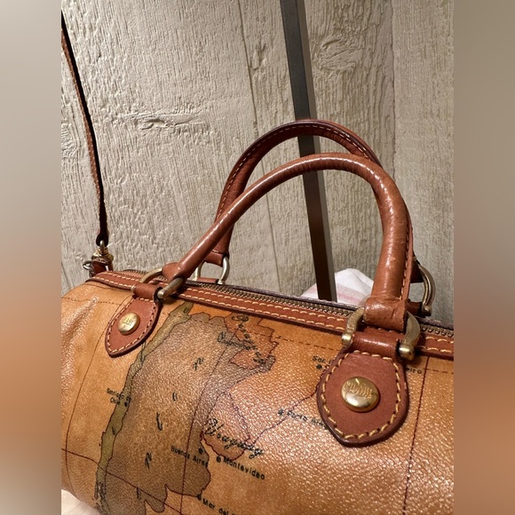 Alviero Martini Leather Travel Satchel - Picture 3 of 7